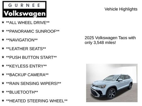 Used 2025 Volkswagen Taos SEL image 7