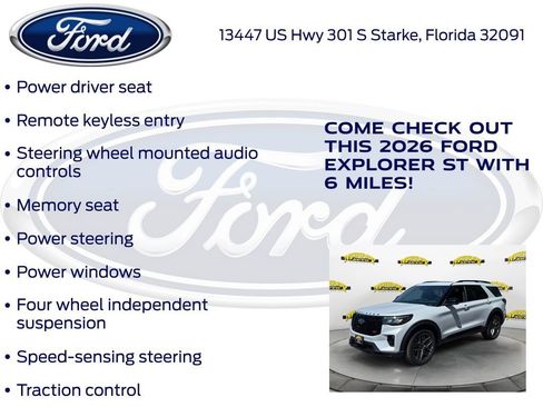 New 2026 Ford Explorer ST RWD image 30