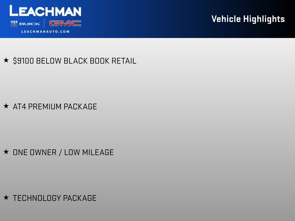 Certified 2024 GMC Sierra 1500 AT4 w/ Technology Package AWD/4WD image 4