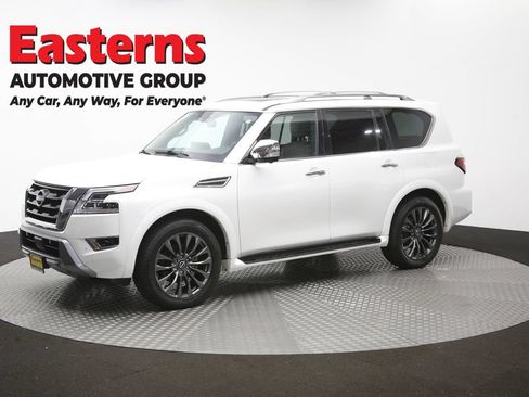 Used 2023 Nissan Armada Platinum w/ Captain's Chairs Package AWD/4WD image 64