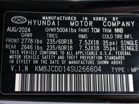 Certified 2025 Hyundai Tucson SEL AWD/4WD image 30