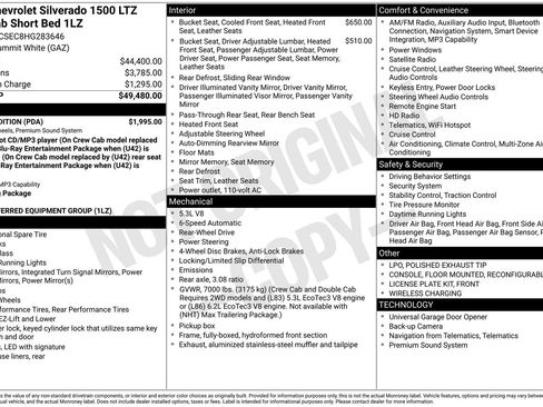 Used 2017 Chevrolet Silverado 1500 LTZ w/ Texas Edition RWD image 19