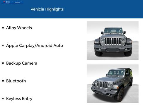 Used 2020 Jeep Wrangler Unlimited Sport AWD/4WD image 2
