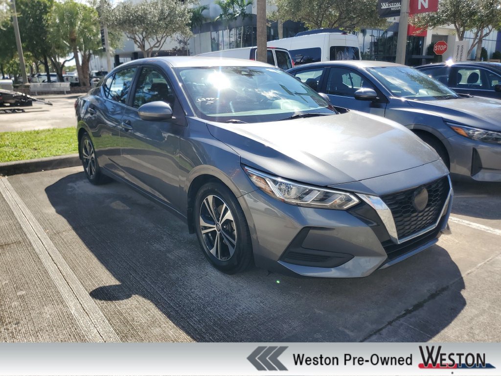 Certified 2021 Nissan Sentra SV FWD image 1