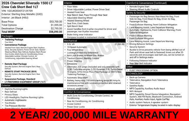 Used 2026 Chevrolet Silverado 1500 LT AWD/4WD image 9