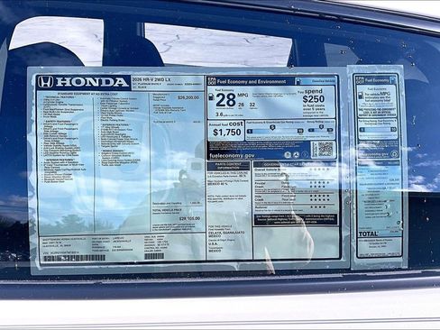 New 2026 Honda HR-V LX image 13
