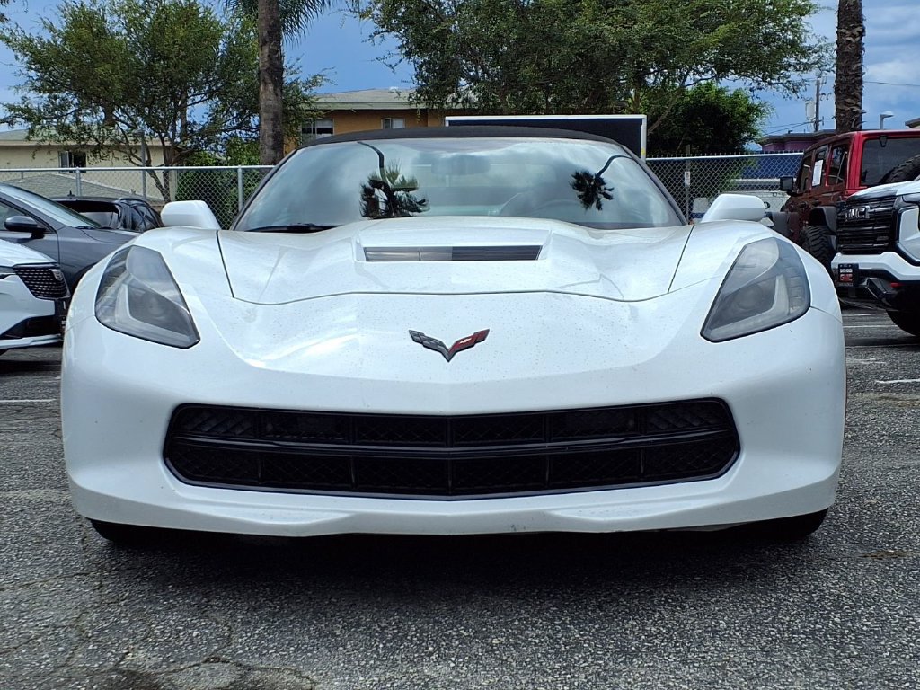 Certified 2016 Chevrolet Corvette Stingray Convertible w/ Carbon Flash Badge Package RWD image 2