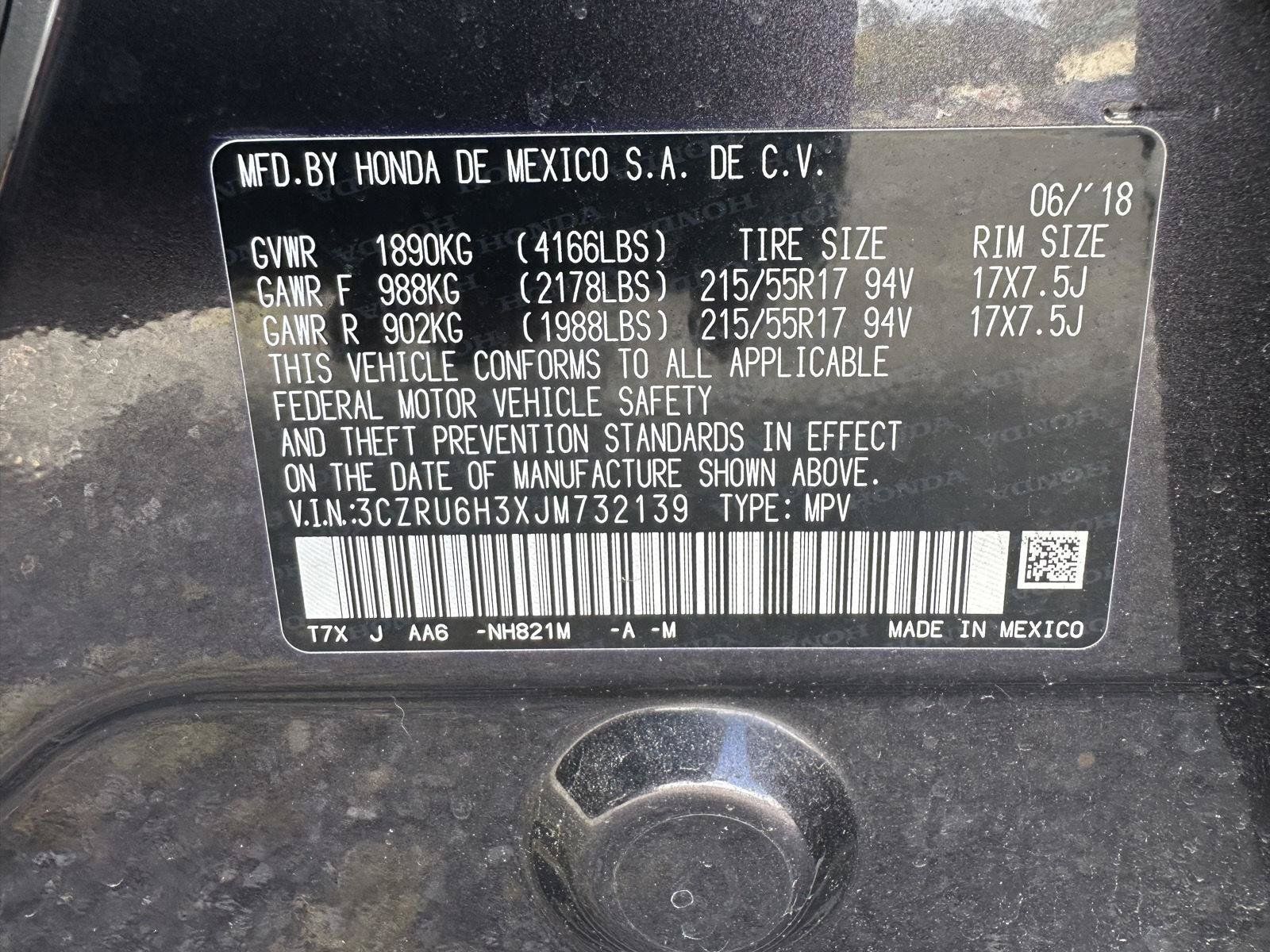 Used 2018 Honda HR-V LX image 14