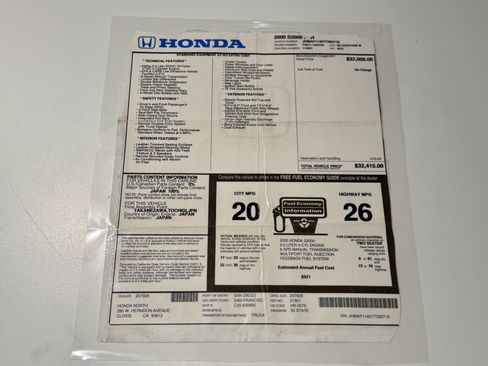 Used 2000 Honda S2000 image 95