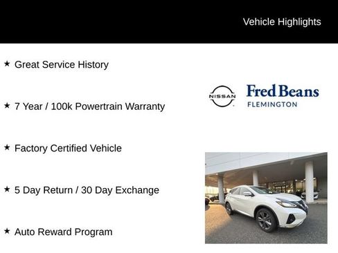 Certified 2023 Nissan Murano Platinum w/ Cargo Package AWD/4WD image 5