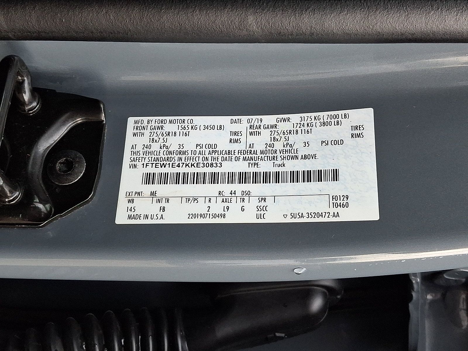 Used 2019 Ford F150 XLT w/ Equipment Group 302A Luxury AWD/4WD image 27