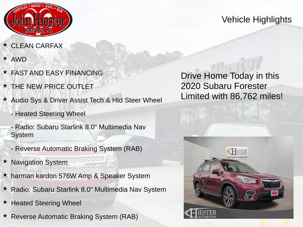 Used 2020 Subaru Forester Limited AWD/4WD image 5