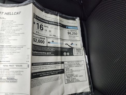 Used 2018 Dodge Challenger SRT Hellcat image 59