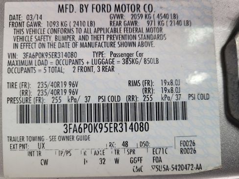 Used 2014 Ford Fusion Titanium image 33