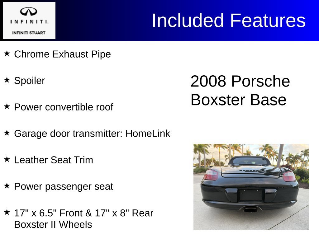 Used 2008 Porsche Boxster RWD image 8