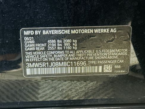 Used 2021 BMW 330i Sedan w/ Convenience Package RWD image 40