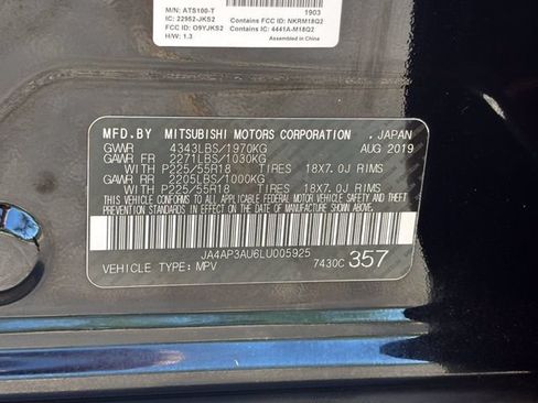 Used 2020 Mitsubishi Outlander Sport ES FWD image 32
