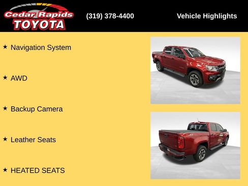 Used 2021 Chevrolet Colorado Z71 w/ Safety Package image 8