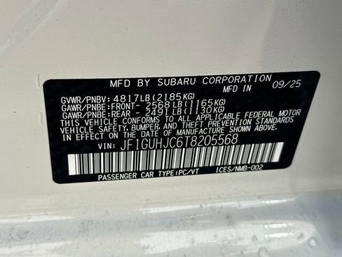 New 2026 Subaru Impreza RS image 36