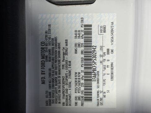 Used 2023 Ford Mustang GT Premium w/ Equipment Group 401A RWD image 38