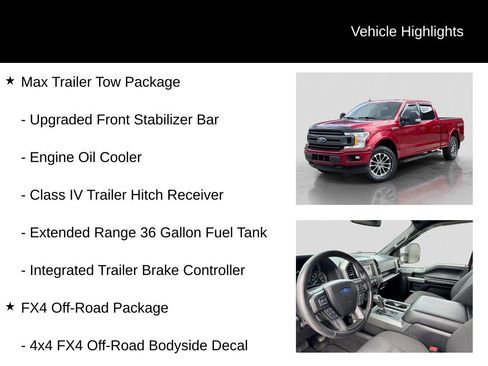 Used 2019 Ford F150 XLT w/ Equipment Group 302A Luxury AWD/4WD image 16