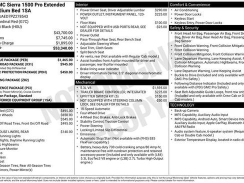 Used 2023 GMC Sierra 1500 Pro w/ Pro Value Package AWD/4WD image 20