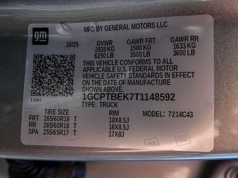 New 2026 Chevrolet Colorado W/T w/ WT Custom Package image 26