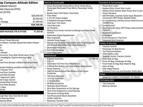 Used 2019 Jeep Compass Latitude AWD/4WD image 6