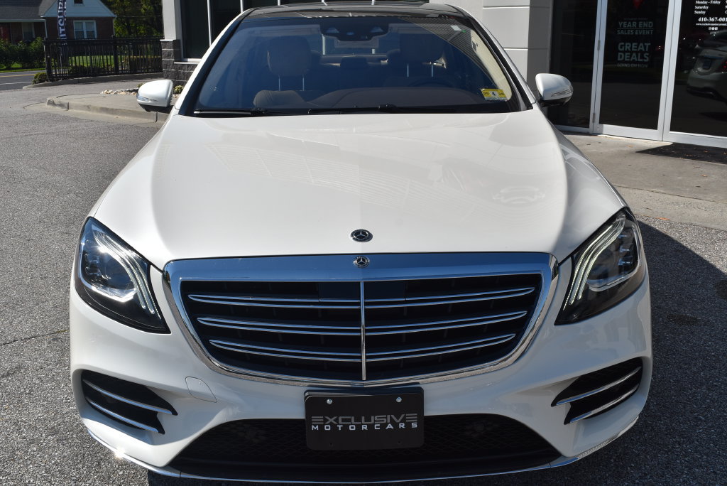 Used 2019 Mercedes-Benz S 450 4MATIC Sedan w/ AMG Line Exterior image 3