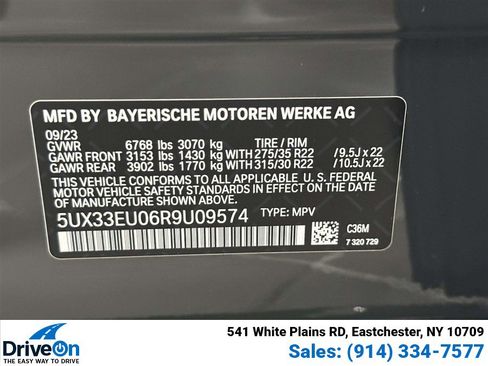 Used 2024 BMW X5 M60i w/ Executive Package AWD/4WD image 34