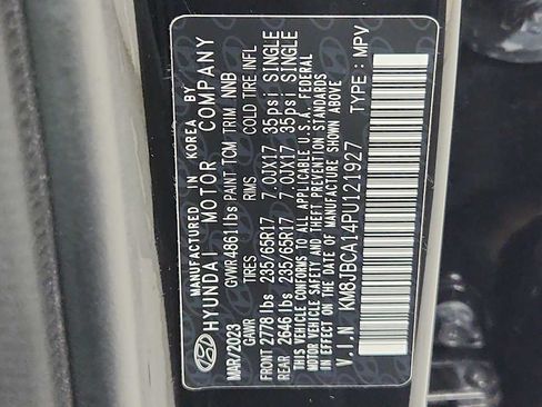 Used 2023 Hyundai Tucson Blue AWD/4WD image 11