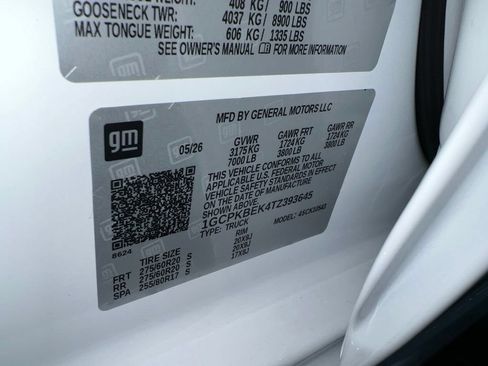 New 2026 Chevrolet Silverado 1500 Custom w/ Turbomax Blackout Package AWD/4WD image 30