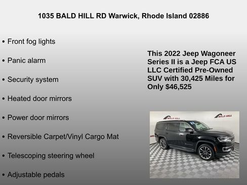 Used 2022 Jeep Wagoneer Series II w/ Premium Group I image 26