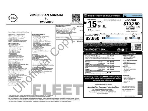 Used 2023 Nissan Armada SL image 3