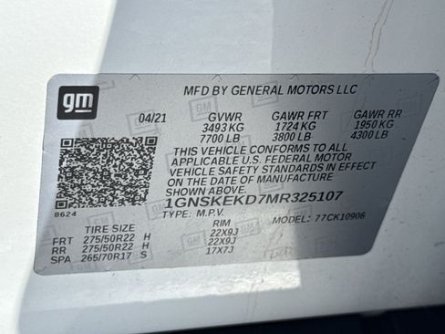 Used 2021 Chevrolet Suburban RST w/ Luxury Package AWD/4WD image 41