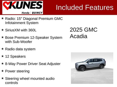 Used 2025 GMC Acadia Elevation FWD image 2