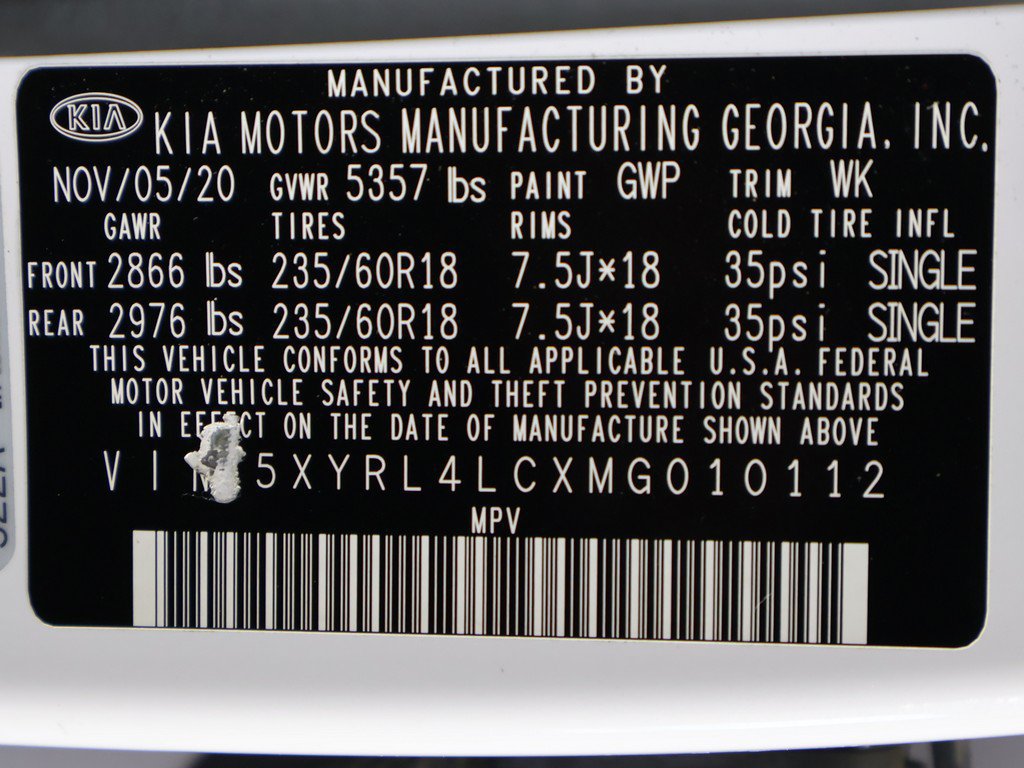 Used 2021 Kia Sorento S w/ Panoramic Sunroof Package FWD image 45