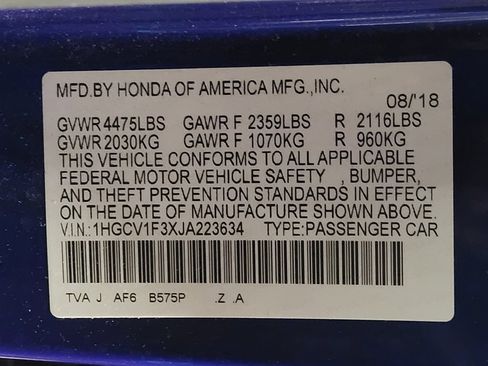 Used 2018 Honda Accord Sport image 33