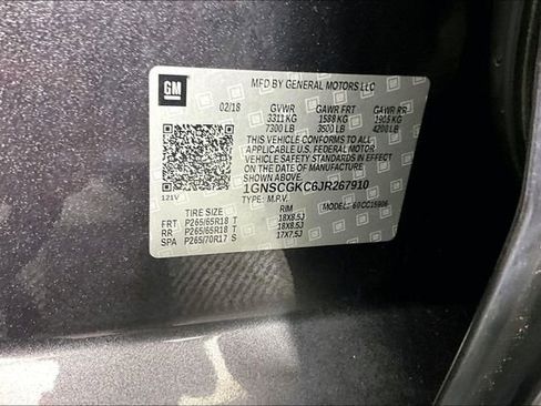 Used 2018 Chevrolet Suburban LS w/ Enhanced Driver Alert Package RWD image 18