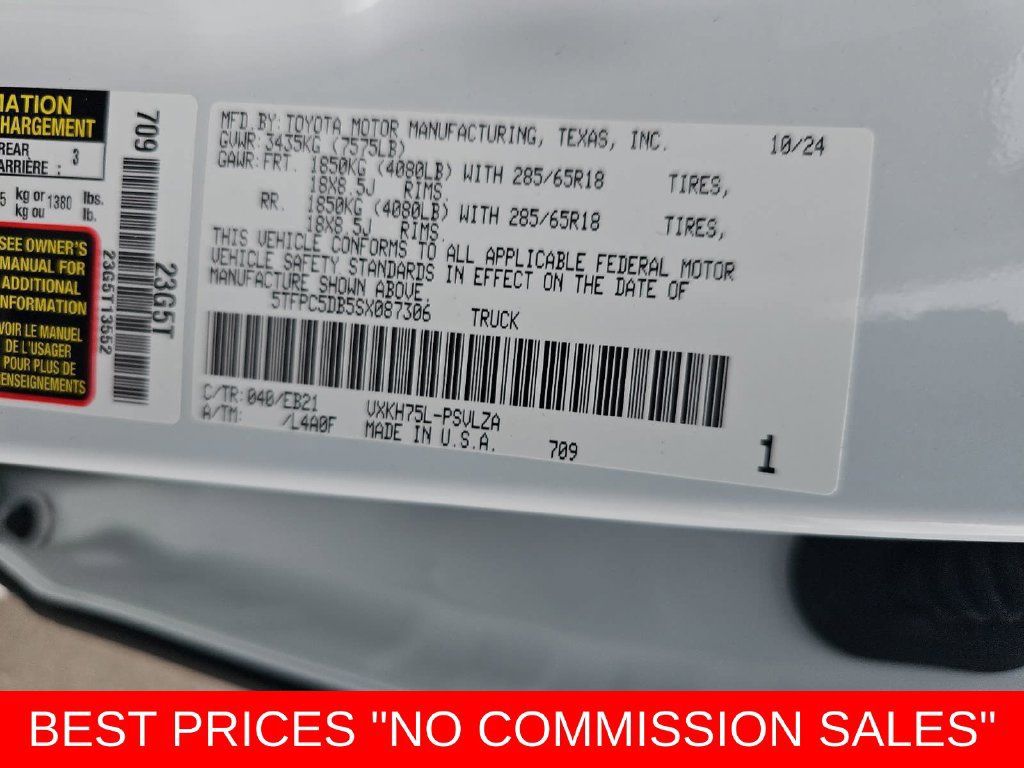 Used 2025 Toyota Tundra TRD Pro AWD/4WD image 40