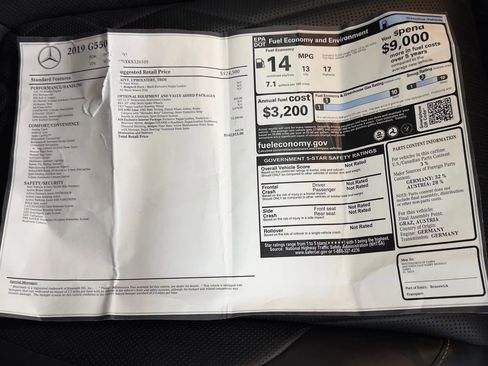 Used 2019 Mercedes-Benz G 550 image 3