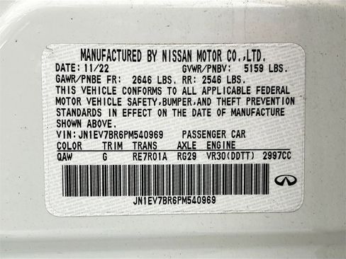 Used 2023 INFINITI Q50 Luxe w/ Cargo Package image 32