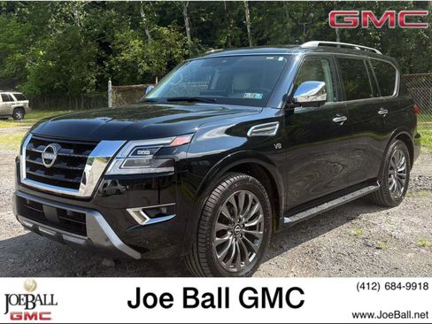 Used 2022 Nissan Armada Platinum w/ Captain's Chairs Package AWD/4WD image 1