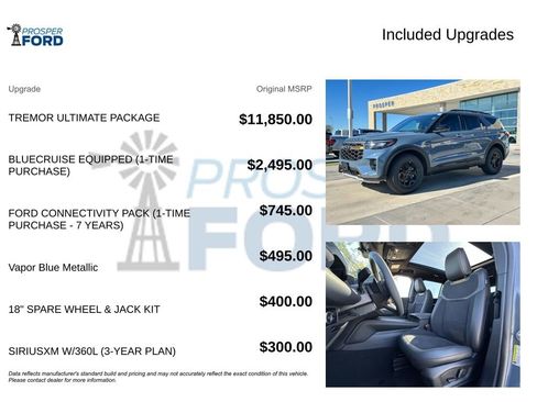 New 2026 Ford Explorer Tremor w/ Tremor Ultimate Package AWD/4WD image 49