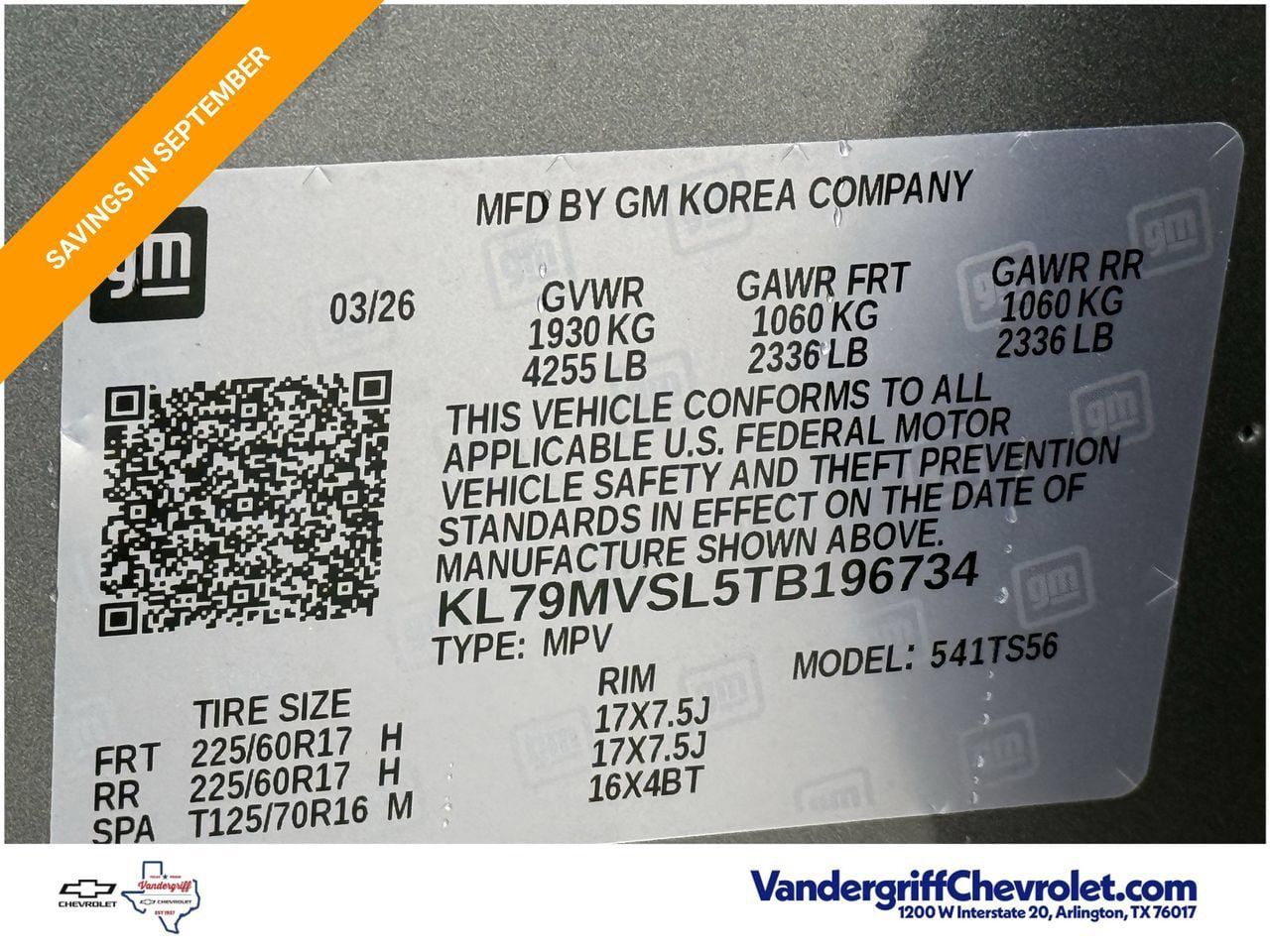 New 2026 Chevrolet TrailBlazer ACTIV w/ Convenience Package FWD image 20