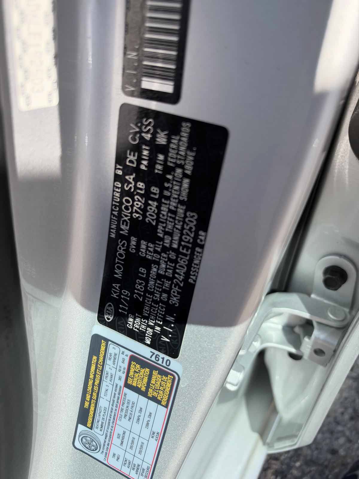 Used 2020 Kia Forte LXS FWD image 19
