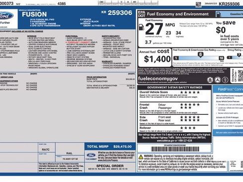 Used 2019 Ford Fusion SEL FWD image 30