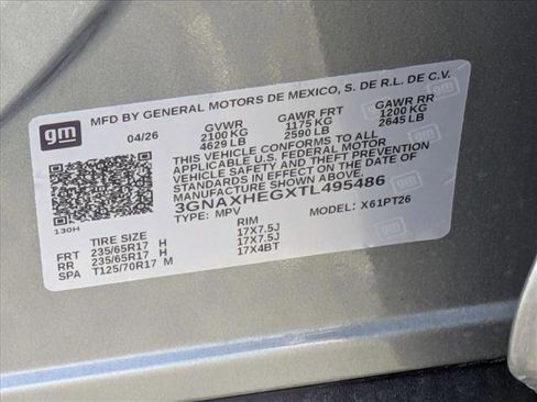 New 2026 Chevrolet Equinox LT w/ Convenience Package II FWD image 16