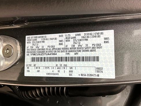 New 2026 Ford Escape Platinum w/ Premium Technology Package image 9