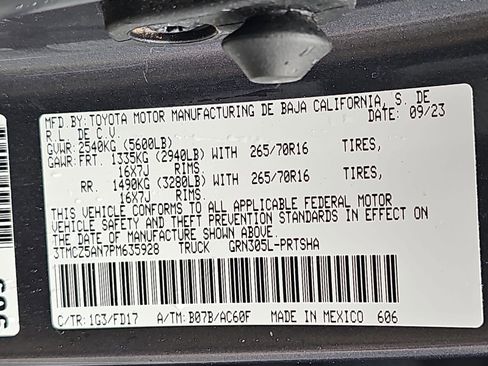 Used 2023 Toyota Tacoma TRD Off-Road w/ Technology Package image 34